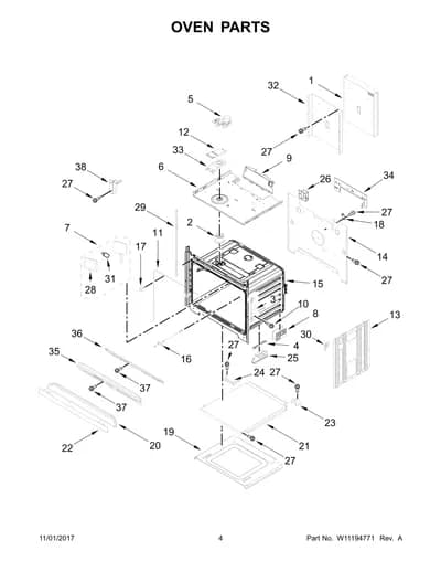 OVEN PARTS