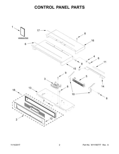 CONTROL PANEL PARTS