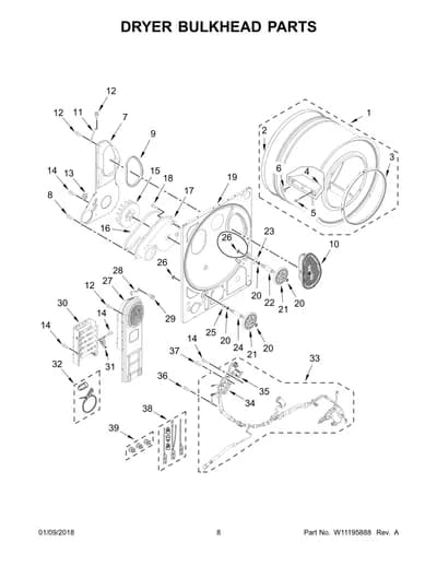 DRYER BULKHEAD PARTS