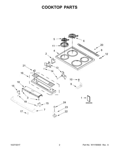 COOKTOP PARTS