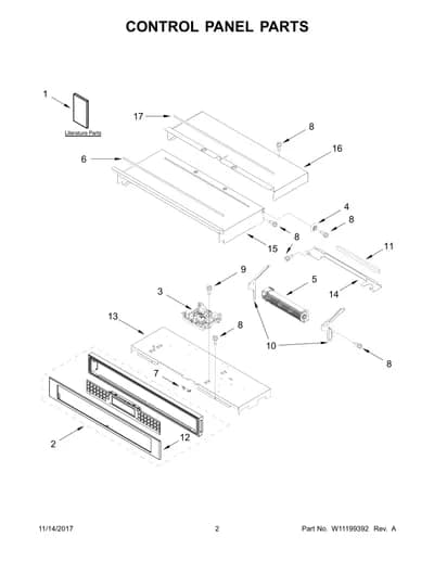 CONTROL PANEL PARTS