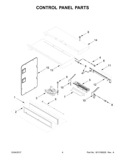 CONTROL PANEL PARTS