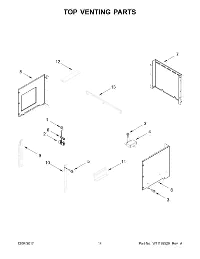 TOP VENTING PARTS