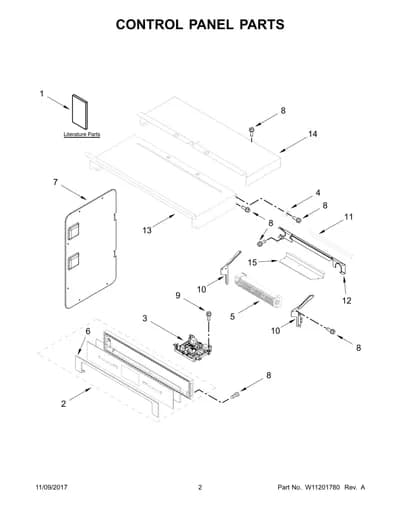 CONTROL PANEL PARTS