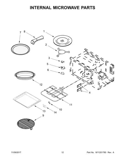 INTERNAL MICROWAVE PARTS