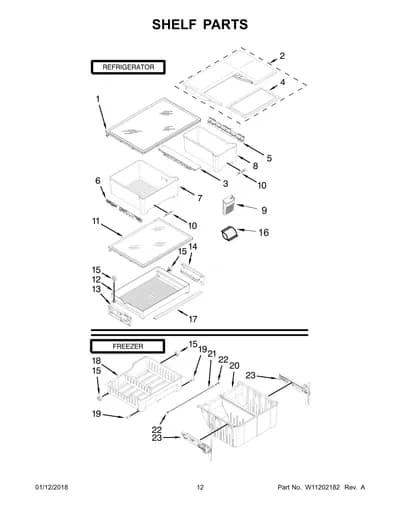 SHELF PARTS