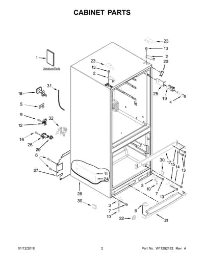 CABINET PARTS