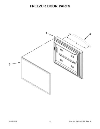FREEZER DOOR PARTS