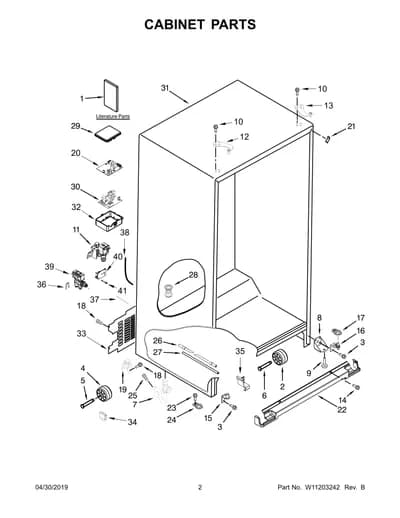 CABINET PARTS
