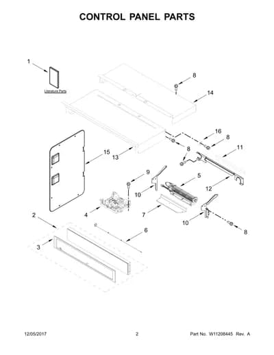 CONTROL PANEL PARTS