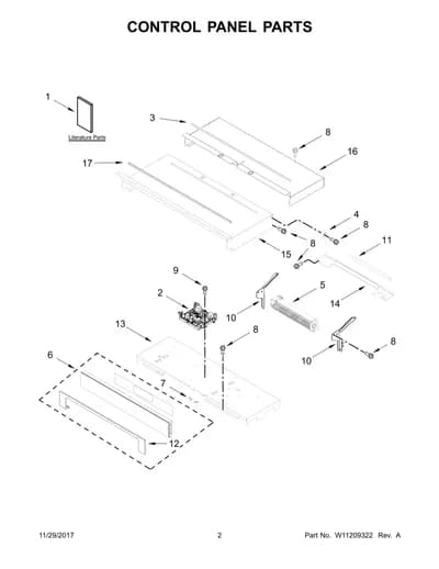 CONTROL PANEL PARTS