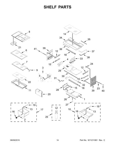 SHELF PARTS