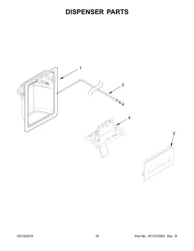 DISPENSER PARTS