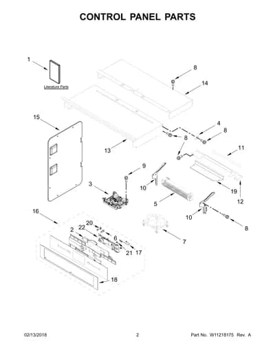 CONTROL PANEL PARTS