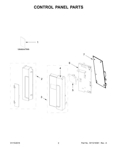 CONTROL PANEL PARTS