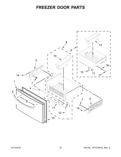 FREEZER DOOR PARTS