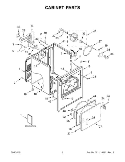 CABINET PARTS