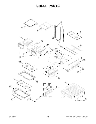 SHELF PARTS