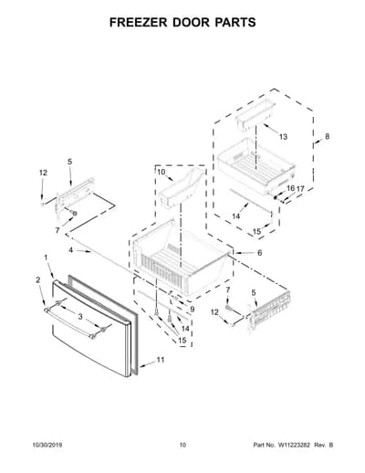 FREEZER DOOR PARTS