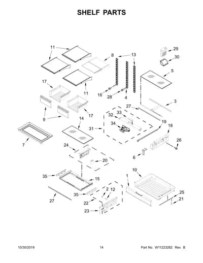 SHELF PARTS