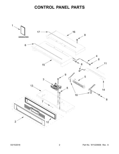 CONTROL PANEL PARTS