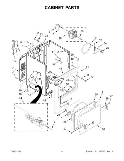 CABINET PARTS