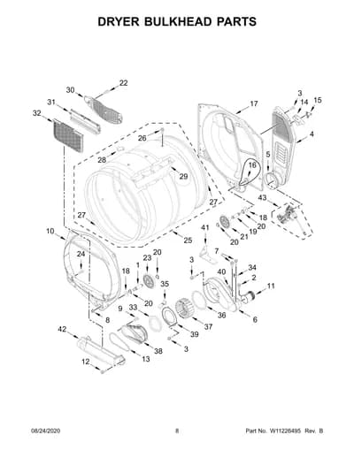 DRYER BULKHEAD PARTS