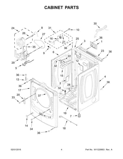 CABINET PARTS
