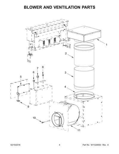 BLOWER AND VENTILATION PARTS