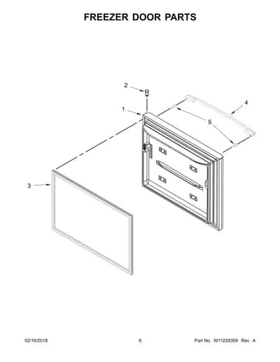 FREEZER DOOR PARTS