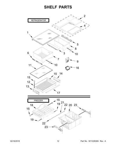 SHELF PARTS