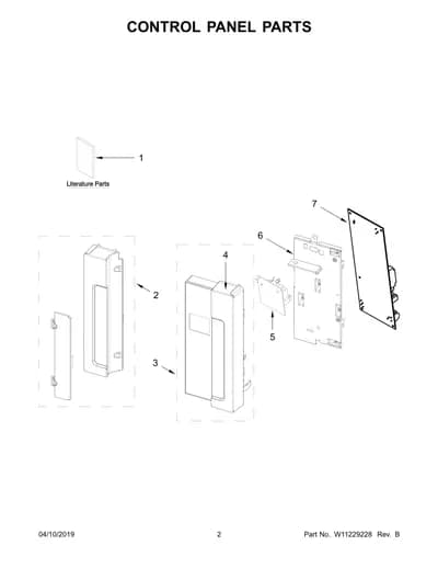 CONTROL PANEL PARTS