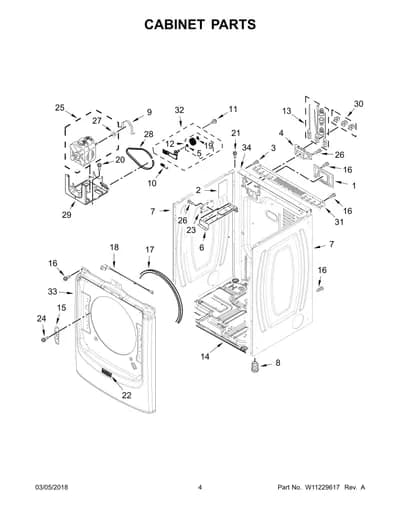 CABINET PARTS
