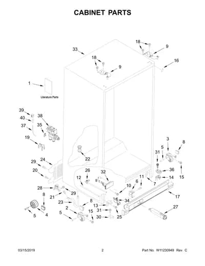 CABINET PARTS
