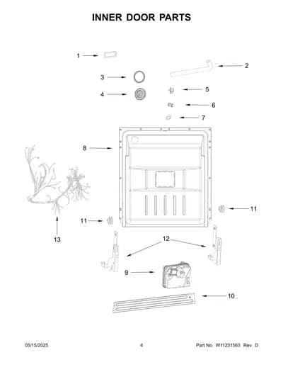 INNER DOOR PARTS