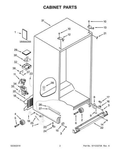 CABINET PARTS