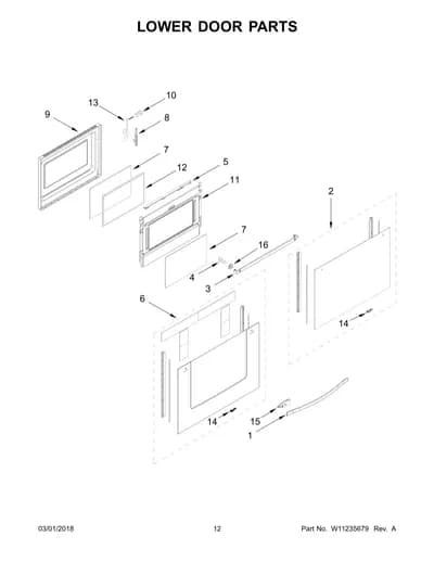 LOWER DOOR PARTS