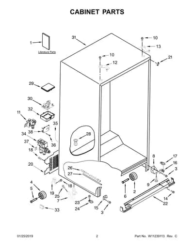 CABINET PARTS