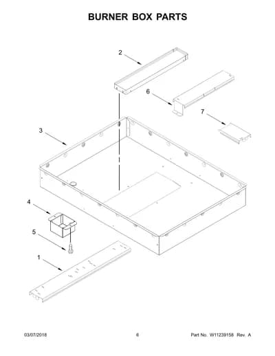 BURNER BOX PARTS
