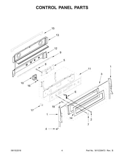 CONTROL PANEL PARTS