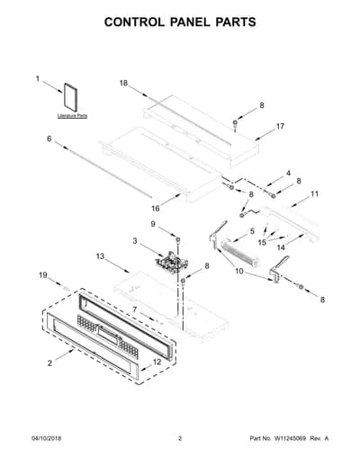 CONTROL PANEL PARTS