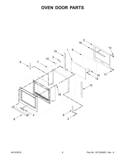 OVEN DOOR PARTS