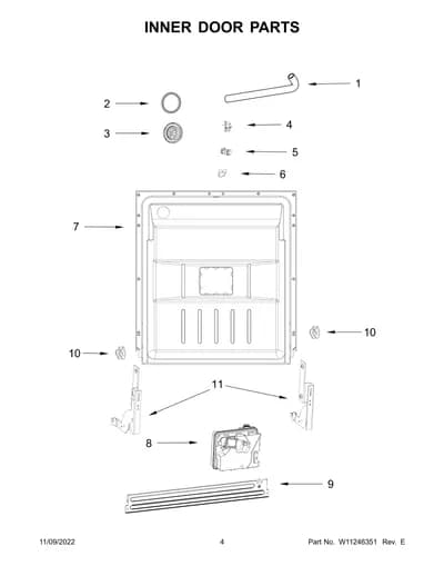 INNER DOOR PARTS