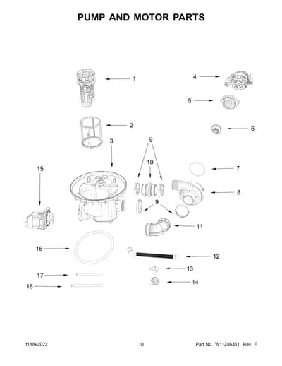 PUMP AND MOTOR PARTS