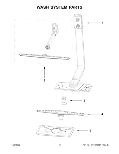 WASH SYSTEM PARTS