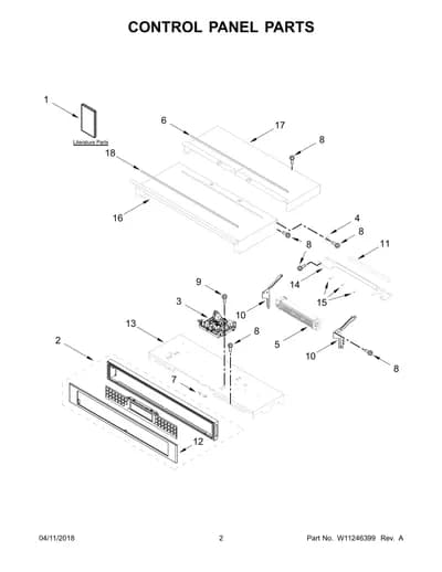 CONTROL PANEL PARTS