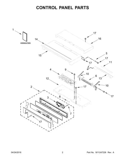 CONTROL PANEL PARTS