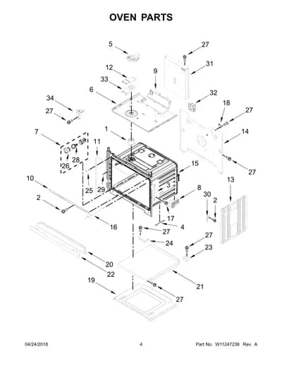 OVEN PARTS