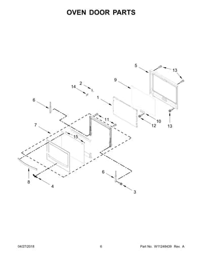 OVEN DOOR PARTS