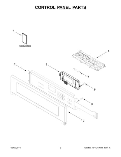 CONTROL PANEL PARTS